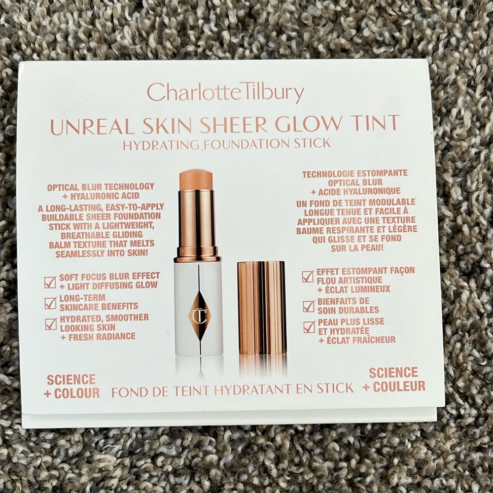 Charlotte Tilbury unreal skin sheer glow tint